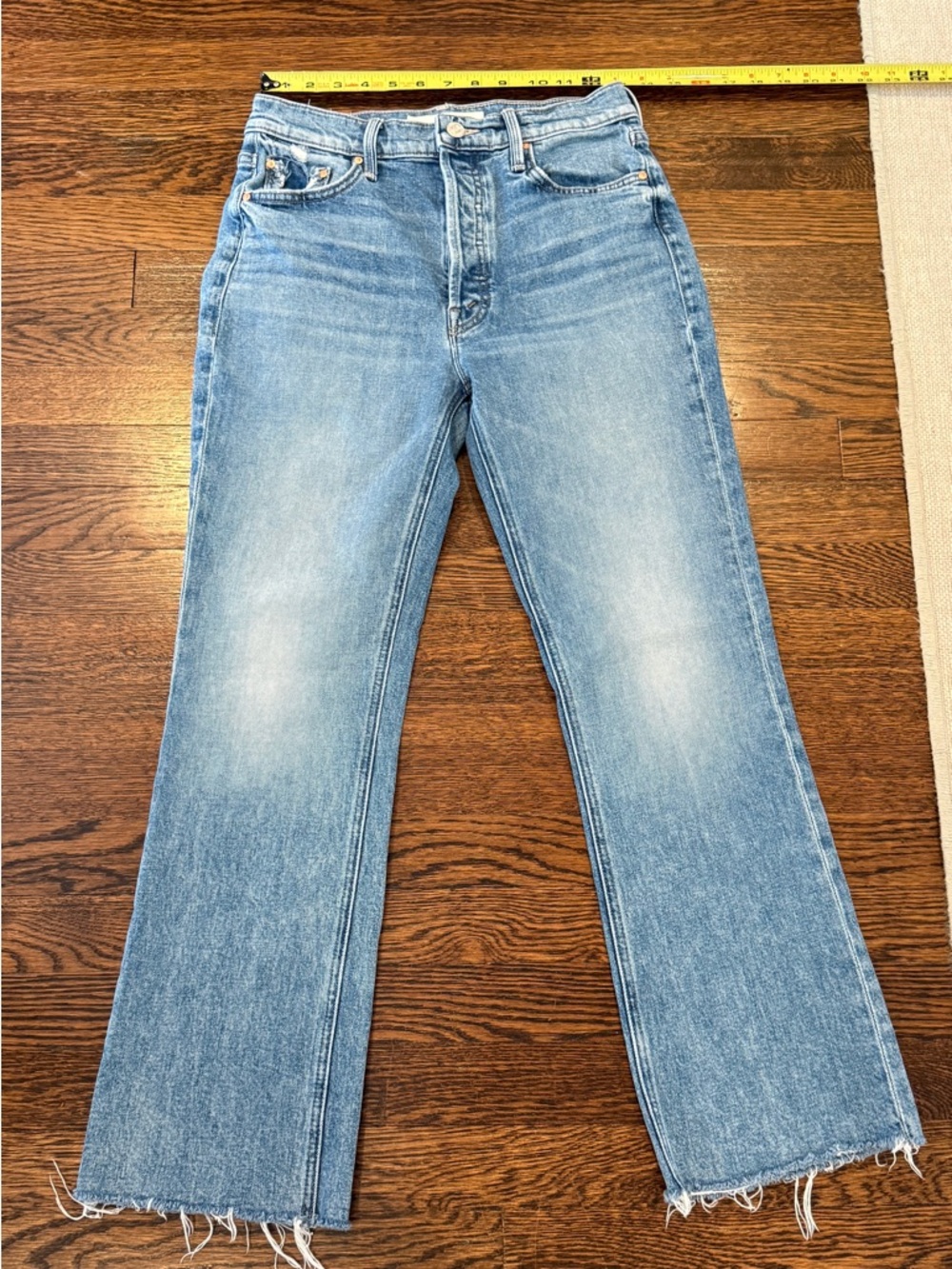 MOTHER jeans the tripper flood fray jeans ‘left in the dust’ 28 - Picture 2 of 11